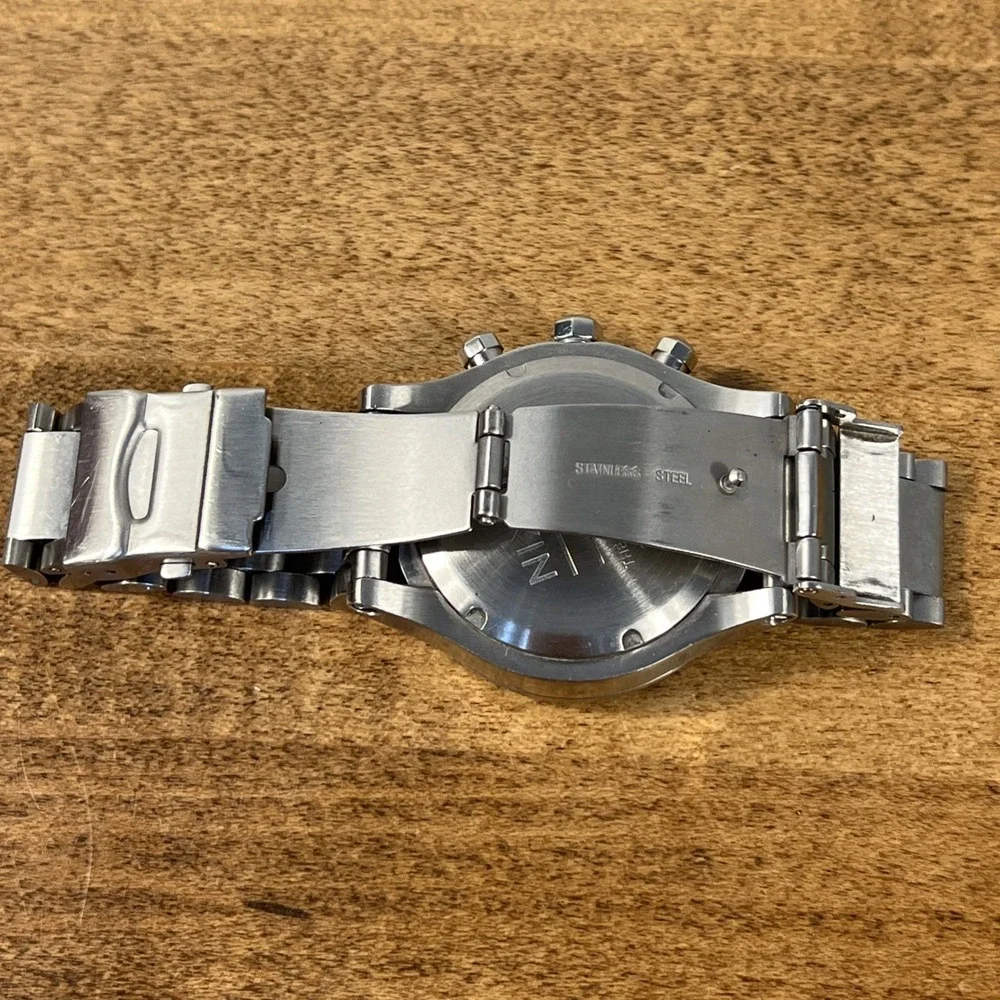 NIXON Bling The Camden Chrono 12A-S Swiss‎ Movement Watch - Needs Battery